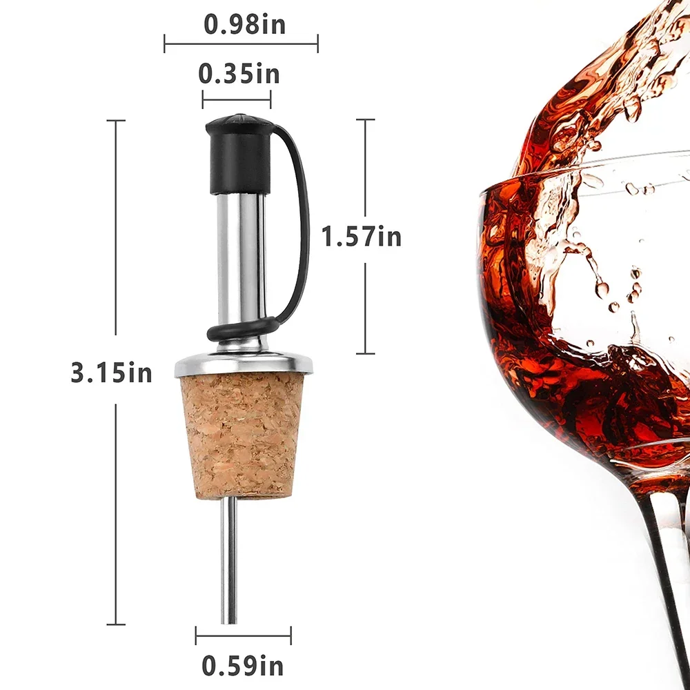 1PC Red Wine Cork Pourer Stain - Wine Beer Spirits recensie en prijs