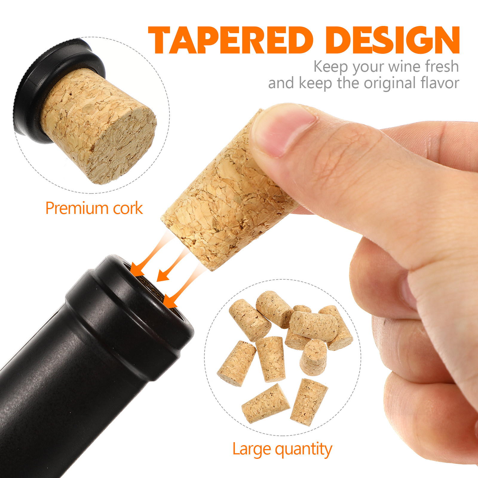 10 stuks kurken voor wijnfless - Wine Beer Tasting recensie en prijs