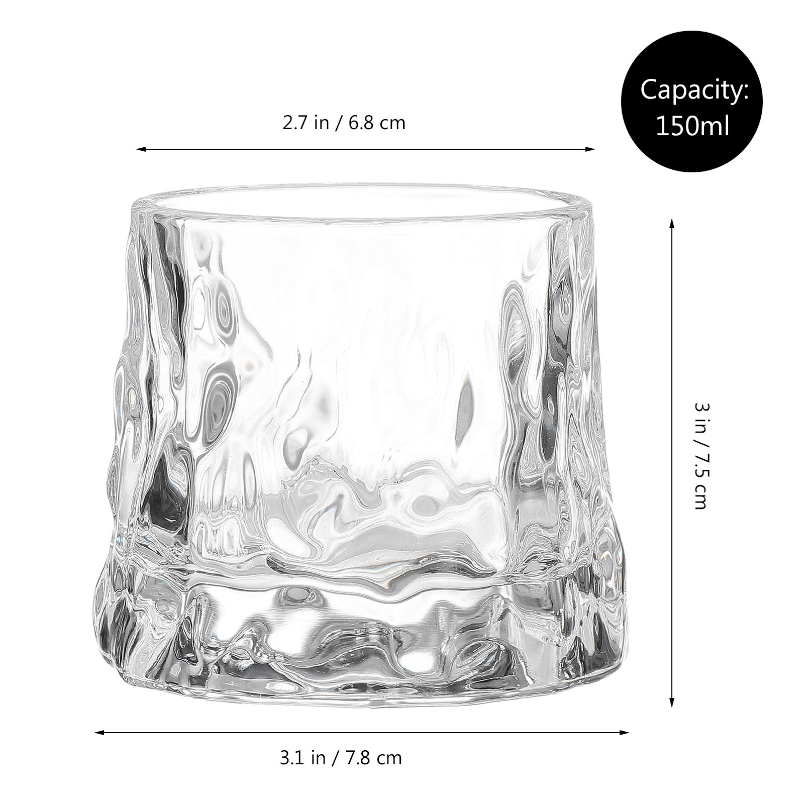1 Stuks Gehamerde Wijnbeker Pr - Wine In Beer Glass recensie en prijs